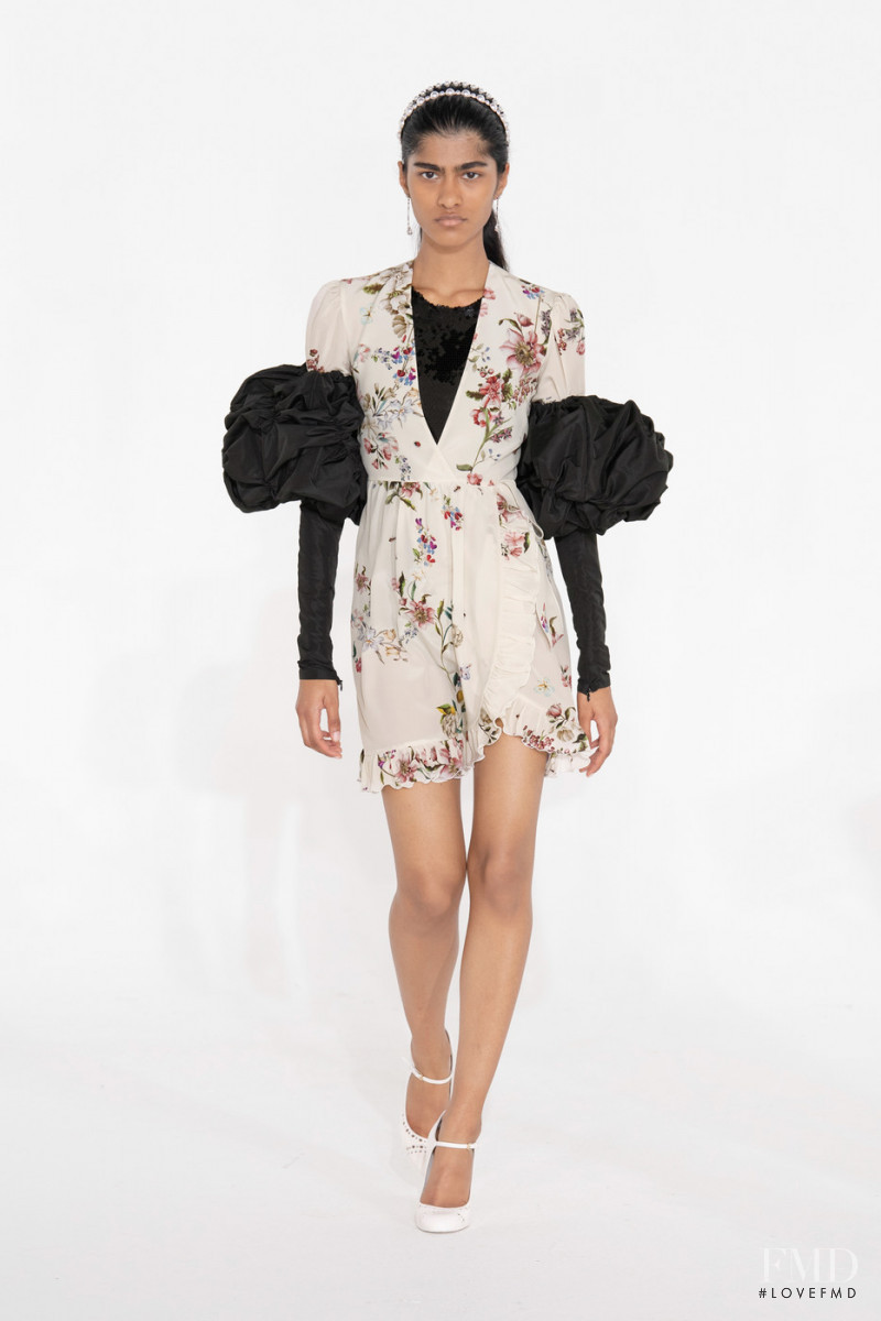 Ashley Radjarame featured in  the Giambattista Valli fashion show for Autumn/Winter 2021