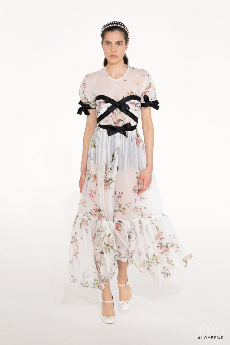 Denise Ascuet featured in  the Giambattista Valli fashion show for Autumn/Winter 2021