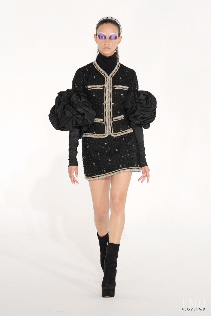 Betty Schupp featured in  the Giambattista Valli fashion show for Autumn/Winter 2021