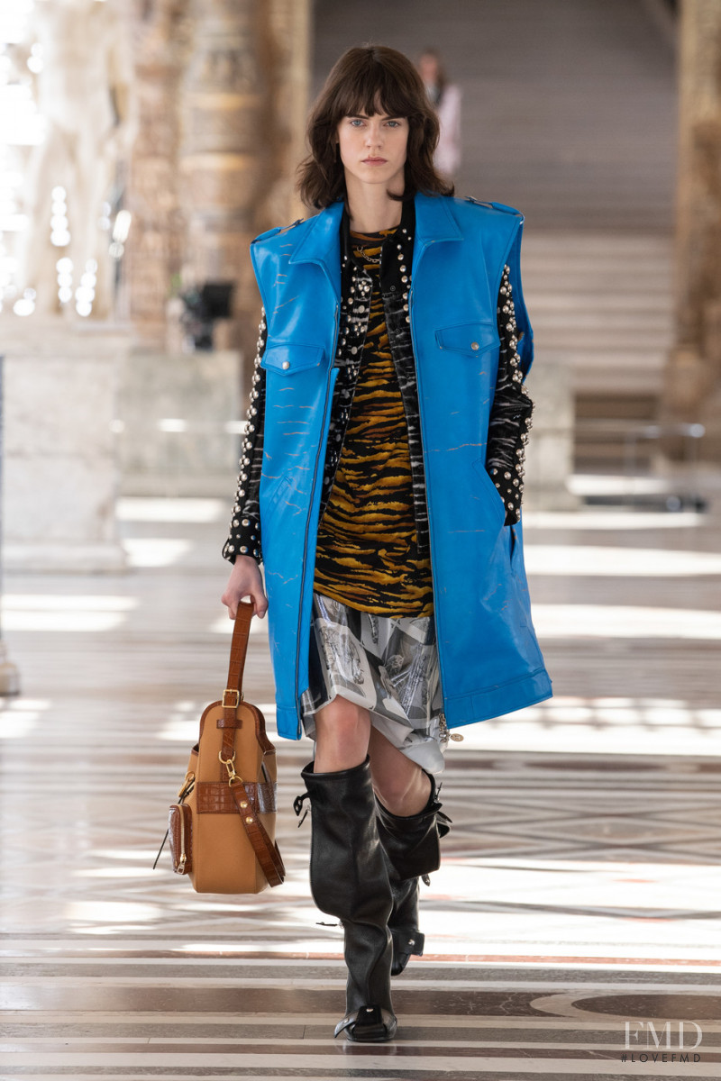 Miriam Sanchez featured in  the Louis Vuitton fashion show for Autumn/Winter 2021