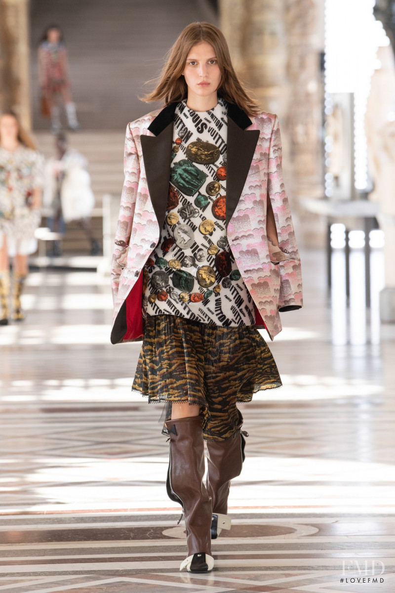 Maria Cosima featured in  the Louis Vuitton fashion show for Autumn/Winter 2021