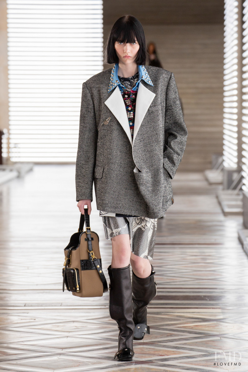 Sofia Steinberg featured in  the Louis Vuitton fashion show for Autumn/Winter 2021