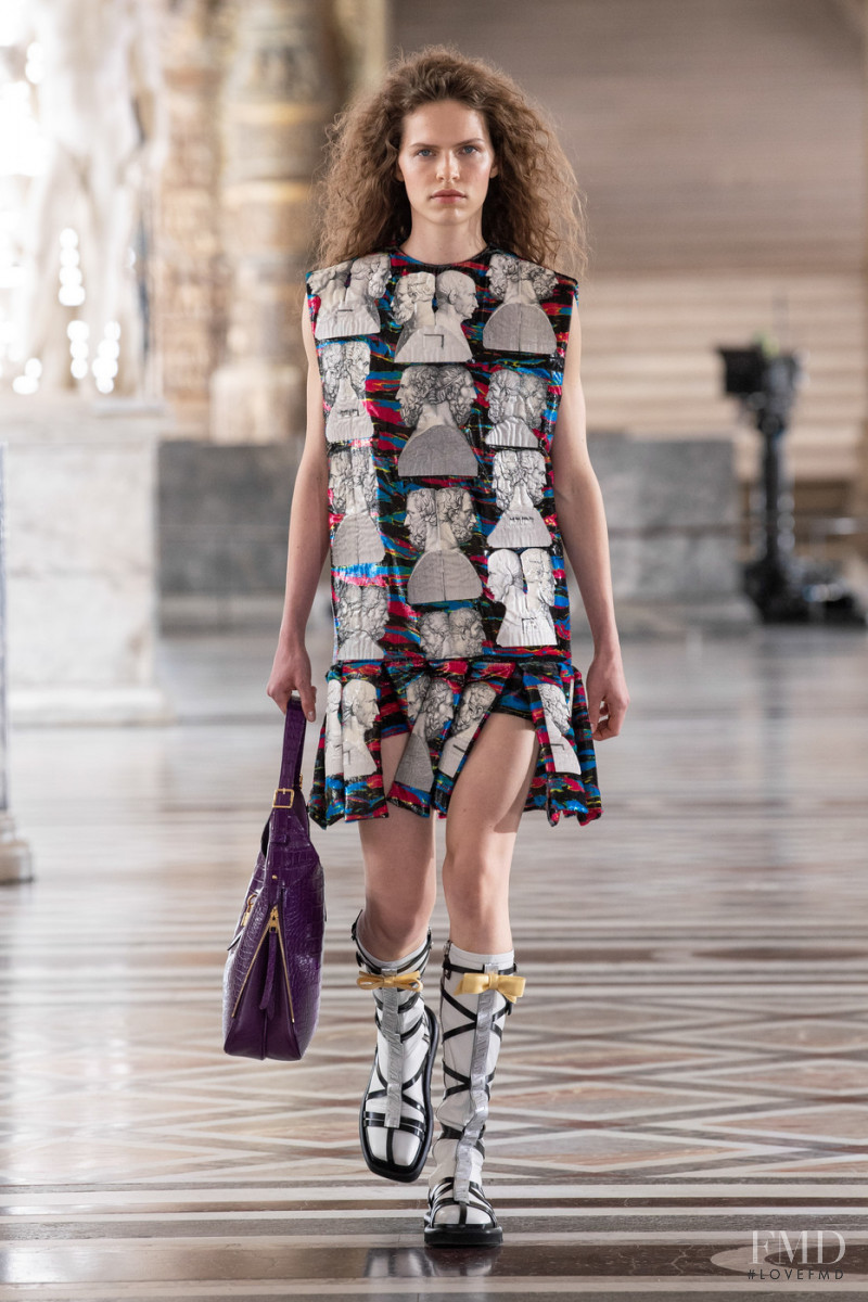 Anastazja Romel featured in  the Louis Vuitton fashion show for Autumn/Winter 2021