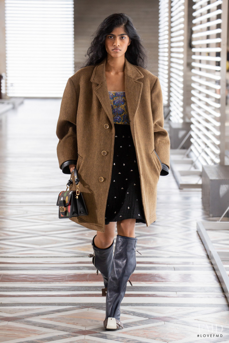 Ashley Radjarame featured in  the Louis Vuitton fashion show for Autumn/Winter 2021