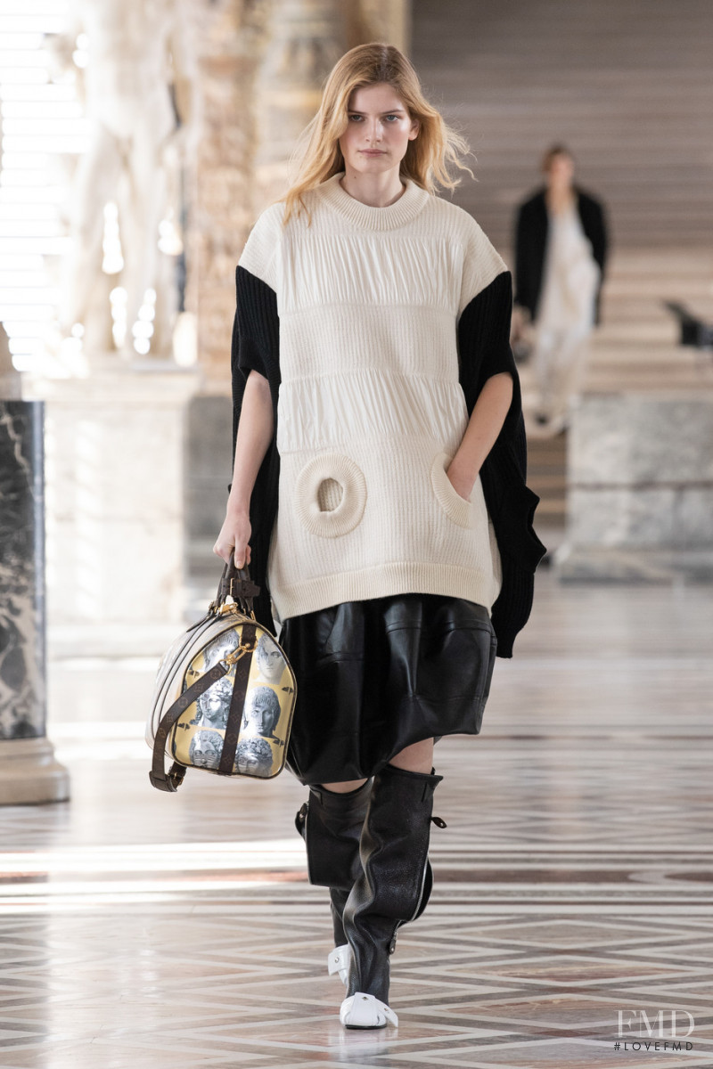 Signe Veiteberg featured in  the Louis Vuitton fashion show for Autumn/Winter 2021