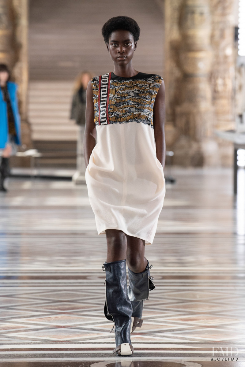 Tomiwa Mareyann featured in  the Louis Vuitton fashion show for Autumn/Winter 2021