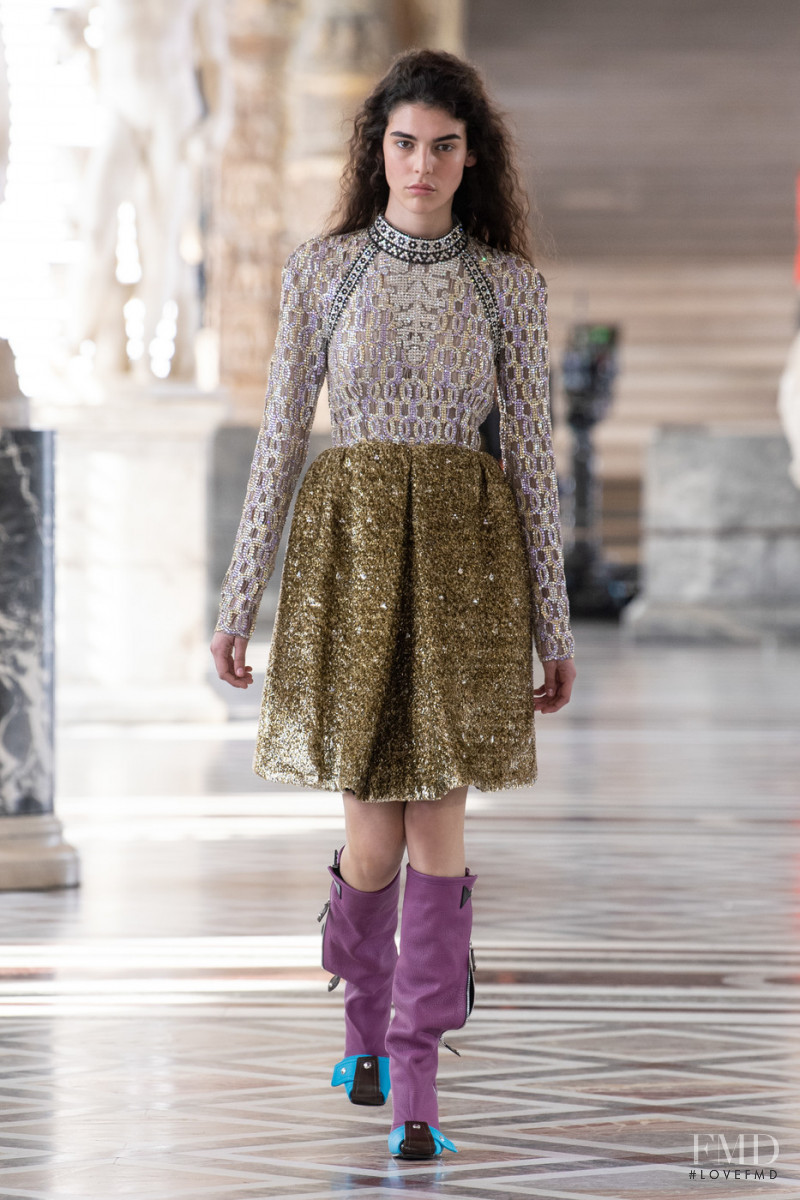 Julia Pacha featured in  the Louis Vuitton fashion show for Autumn/Winter 2021
