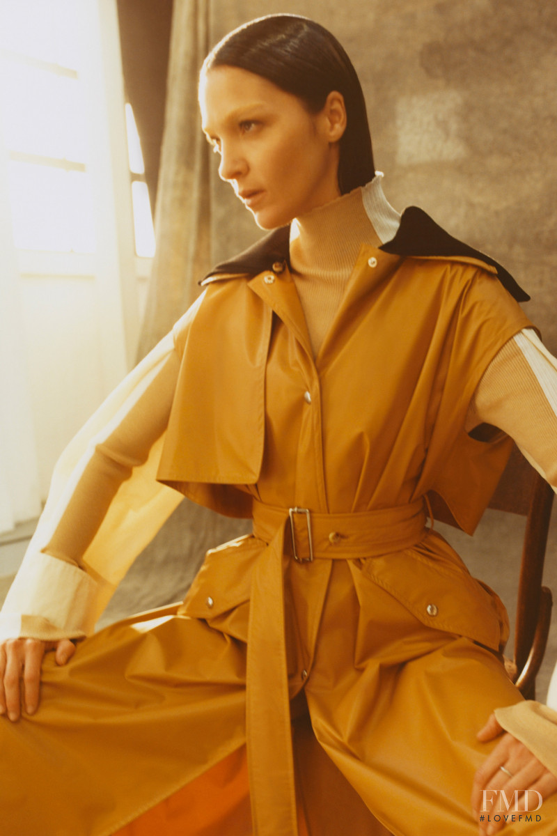 Mariacarla Boscono featured in  the Moncler 1952 lookbook for Spring/Summer 2021