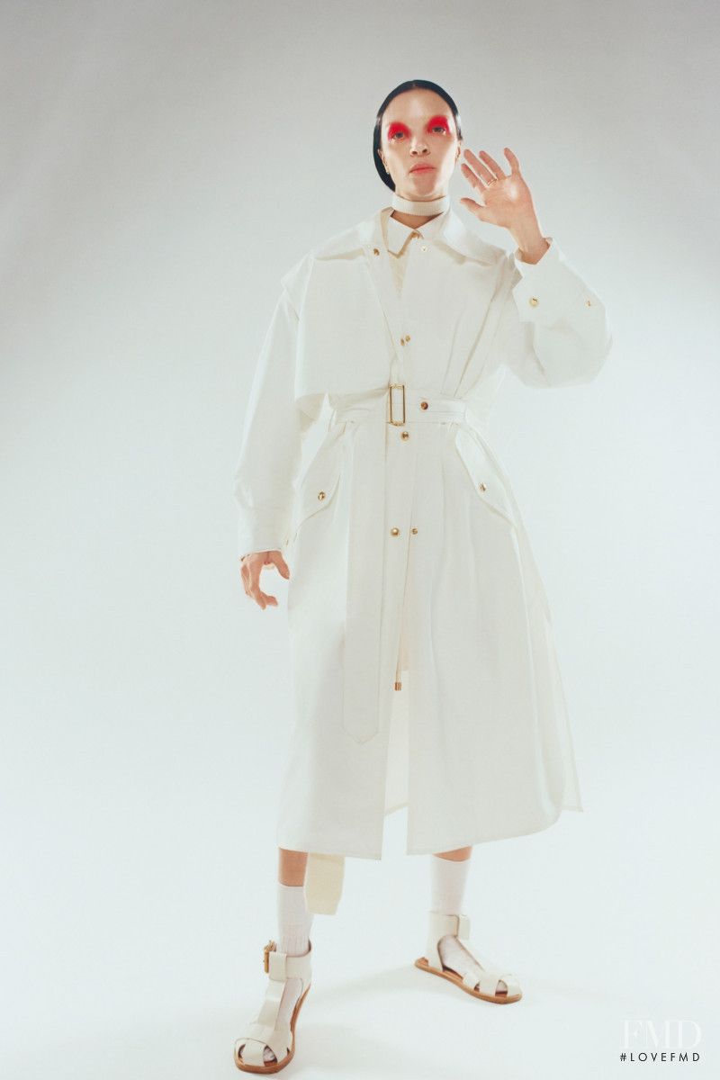 Mariacarla Boscono featured in  the Moncler 1952 lookbook for Spring/Summer 2021