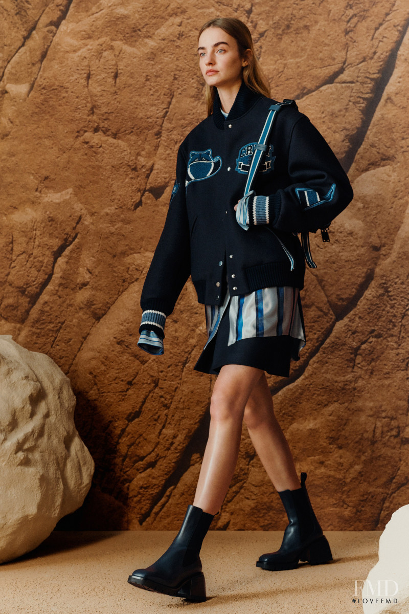 Maartje Verhoef featured in  the Boss by Hugo Boss lookbook for Autumn/Winter 2021