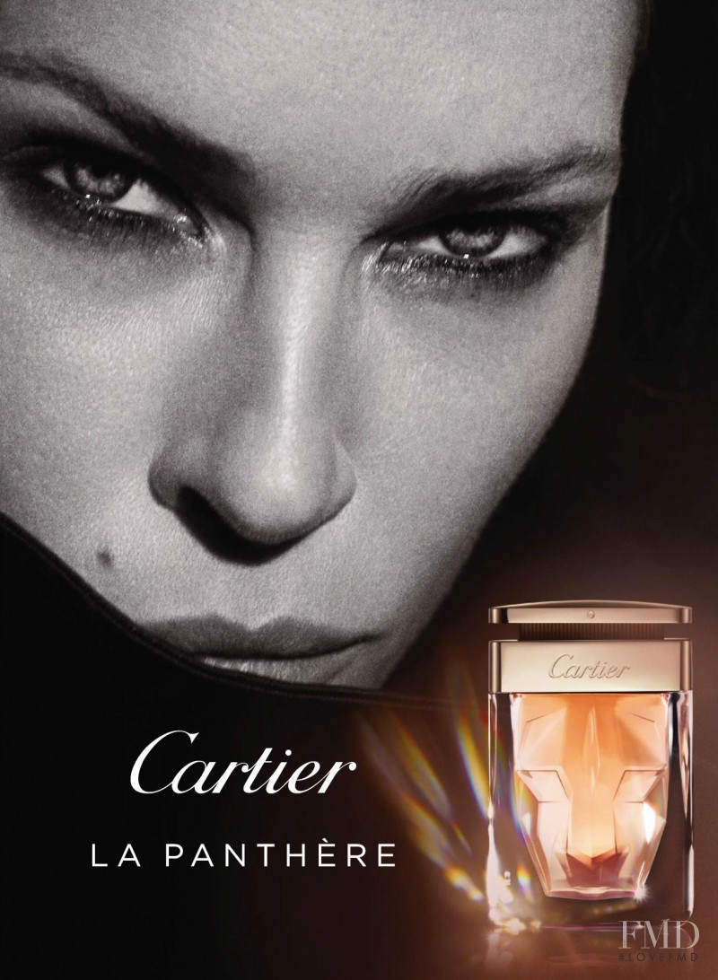 Erin Wasson featured in  the Cartier "La Panthère" fragrance advertisement for Spring/Summer 2014