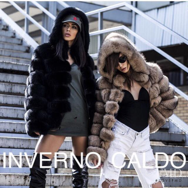 Teodora Tea Beric featured in  the Inverno Caldo advertisement for Autumn/Winter 2016