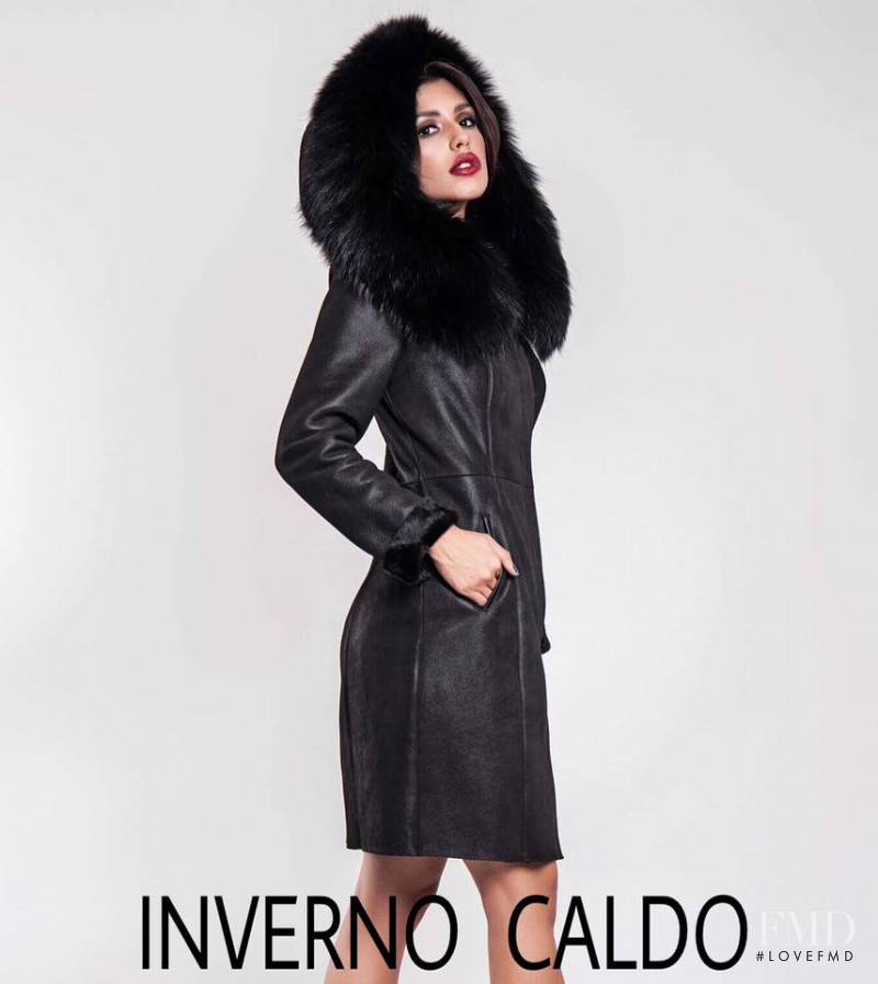 Teodora Tea Beric featured in  the Inverno Caldo advertisement for Autumn/Winter 2016