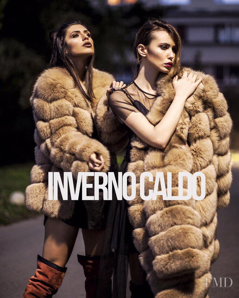 Teodora Tea Beric featured in  the Inverno Caldo advertisement for Autumn/Winter 2016