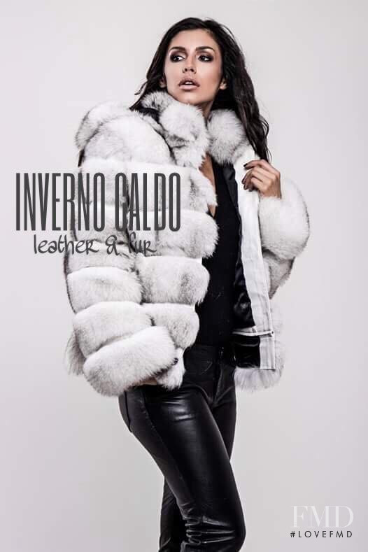 Teodora Tea Beric featured in  the Inverno Caldo advertisement for Autumn/Winter 2016