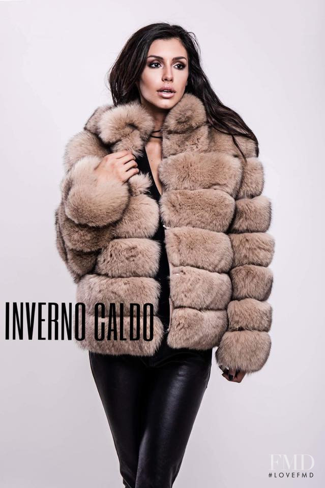 Teodora Tea Beric featured in  the Inverno Caldo advertisement for Autumn/Winter 2016