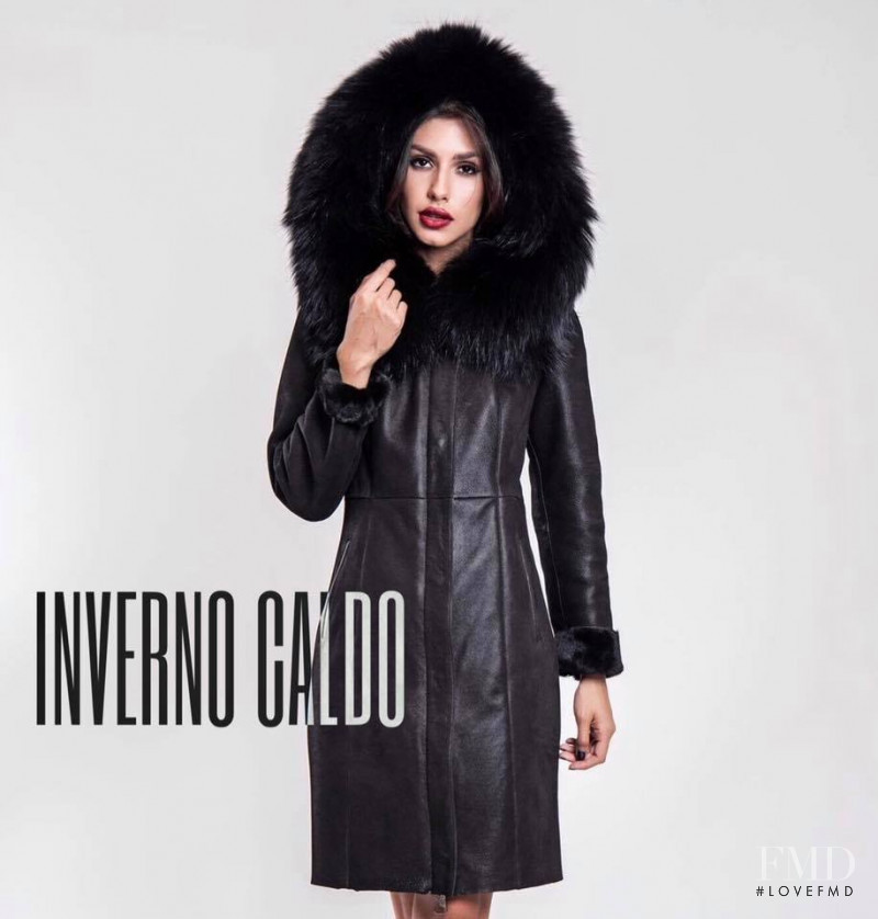 Teodora Tea Beric featured in  the Inverno Caldo advertisement for Autumn/Winter 2016