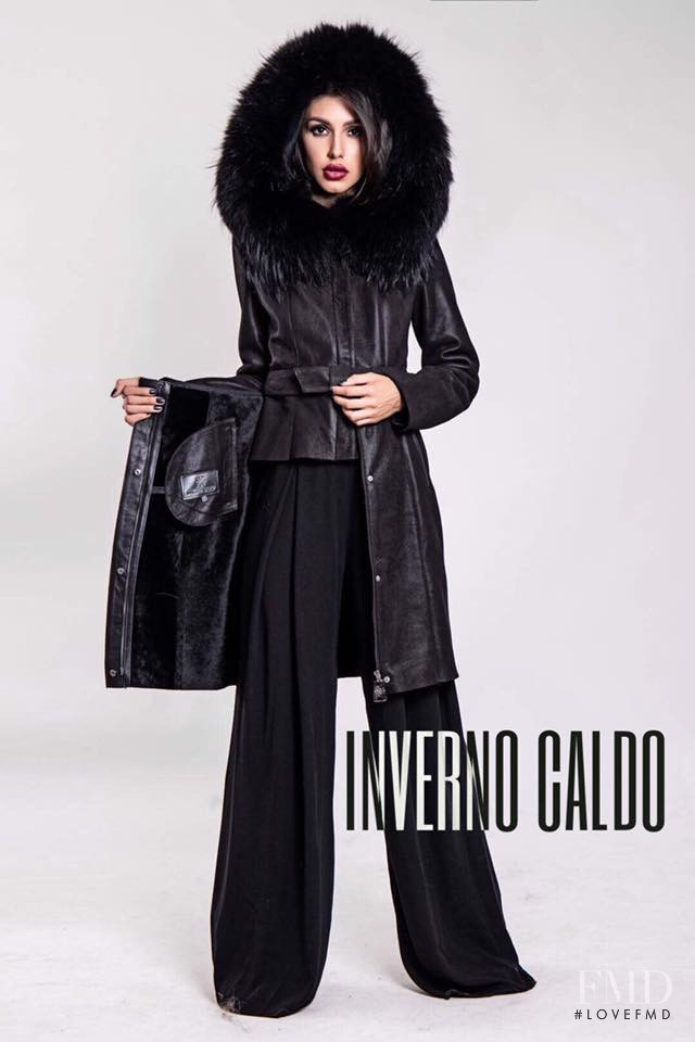 Teodora Tea Beric featured in  the Inverno Caldo advertisement for Autumn/Winter 2016