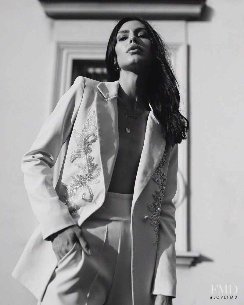 Teodora Tea Beric featured in  the Mon Tresor Couture advertisement for Spring/Summer 2020