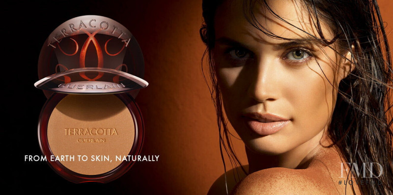Sara Sampaio featured in  the Guerlain advertisement for Spring/Summer 2021