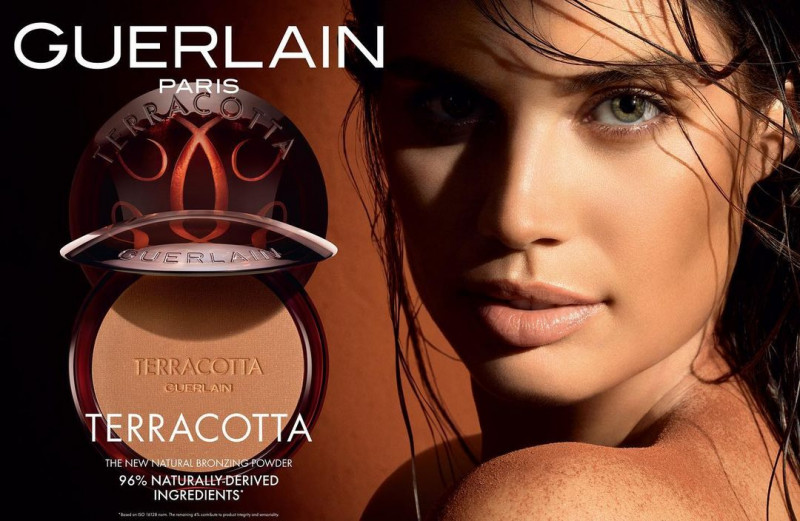 Sara Sampaio featured in  the Guerlain advertisement for Spring/Summer 2021