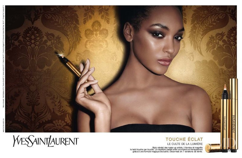 Jourdan Dunn featured in  the YSL Beauty Touche Éclat advertisement for Spring/Summer 2011