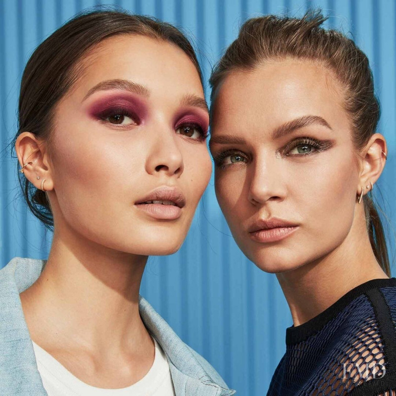 Josephine Skriver featured in  the Maybelline advertisement for Spring/Summer 2021