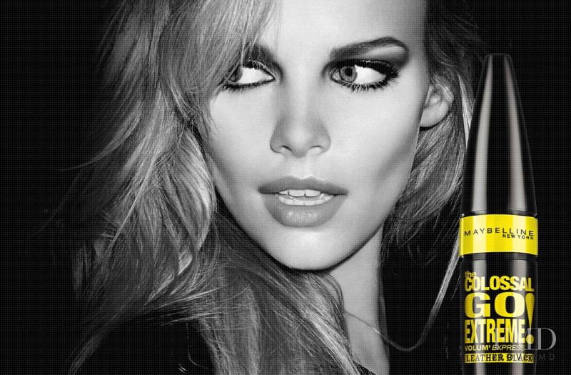 Marloes Horst featured in  the Maybelline advertisement for Autumn/Winter 2014