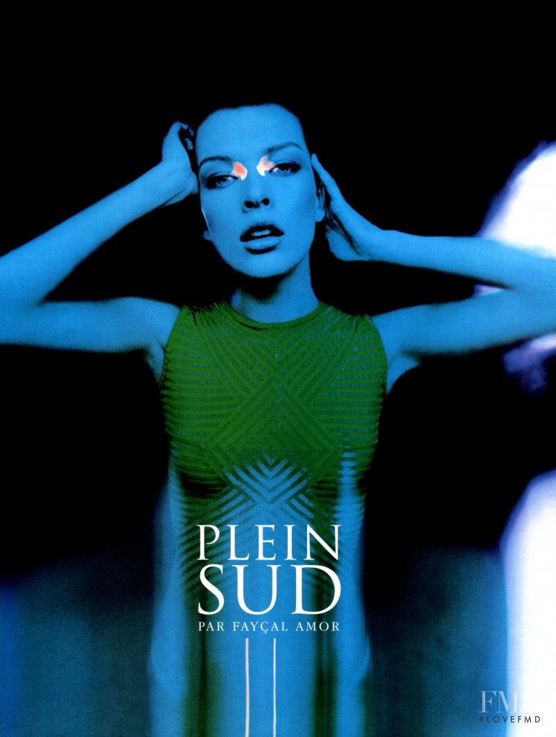 Milla Jovovich featured in  the Plein Sud advertisement for Spring/Summer 1997