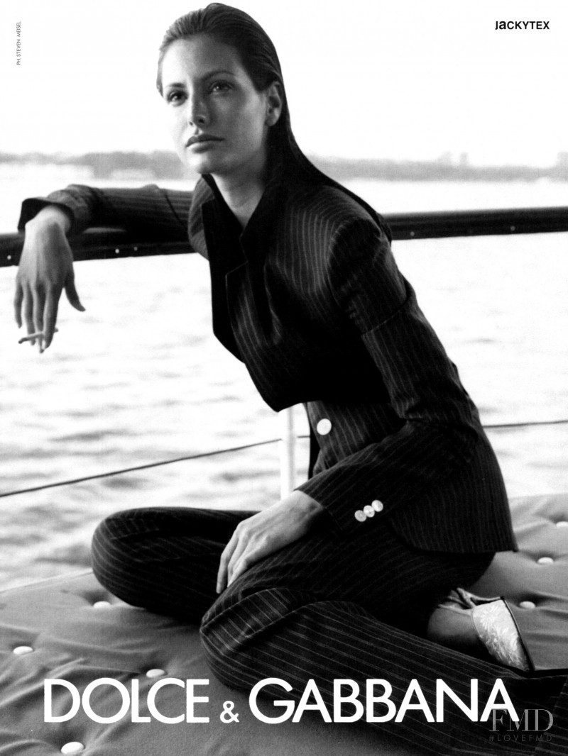 Elsa Benitez featured in  the Dolce & Gabbana advertisement for Spring/Summer 1997