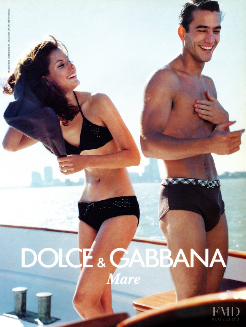 Elsa Benitez featured in  the Dolce & Gabbana advertisement for Spring/Summer 1997