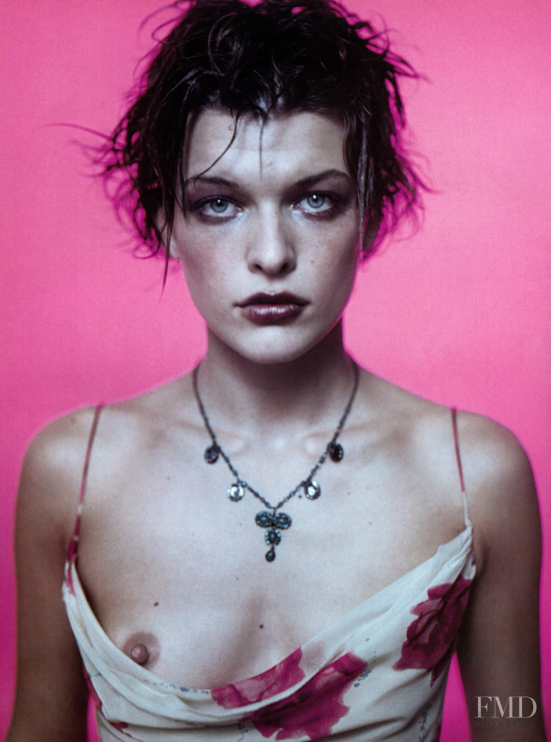Milla Jovovich featured in  the Anna Molinari advertisement for Spring/Summer 1997