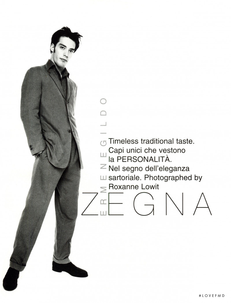 Ermenegildo Zegna advertisement for Spring/Summer 1998