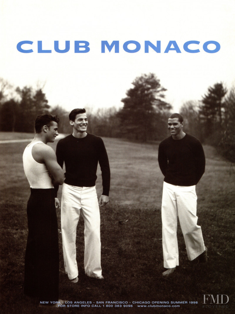 Club Monaco advertisement for Spring/Summer 1998