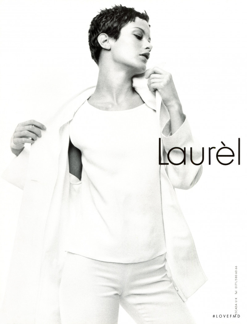 Carolyn Murphy featured in  the Laurel advertisement for Spring/Summer 1997