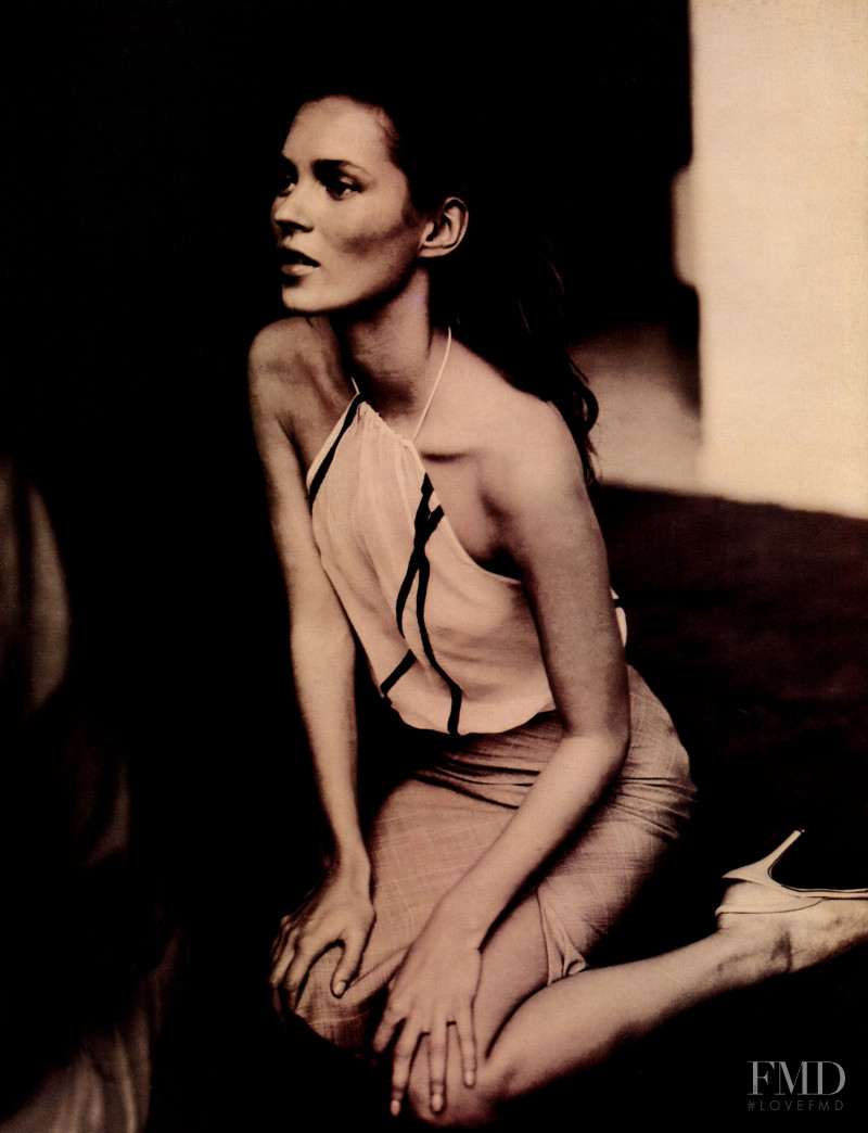 Kate Moss featured in  the Cerruti 1881 advertisement for Spring/Summer 1997