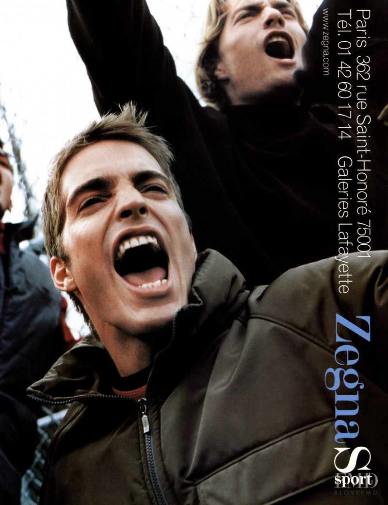 Zegna Sport advertisement for Autumn/Winter 2001