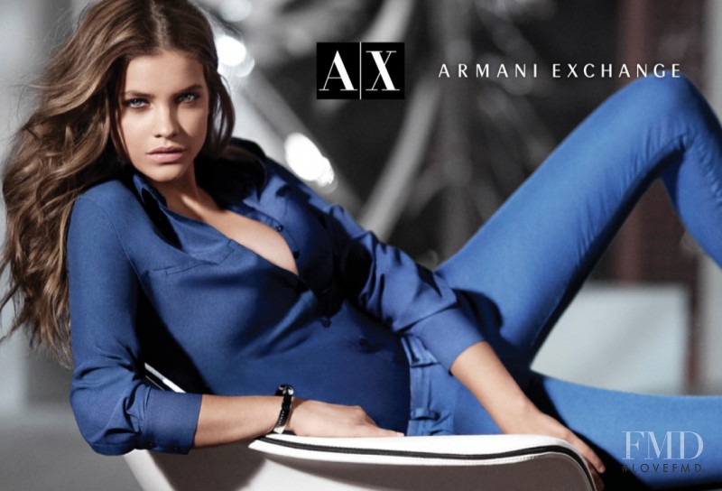Barbara Palvin featured in  the Armani Exchange advertisement for Autumn/Winter 2012
