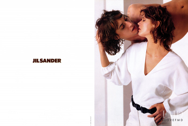 Malgosia Bela featured in  the Jil Sander advertisement for Spring/Summer 2002