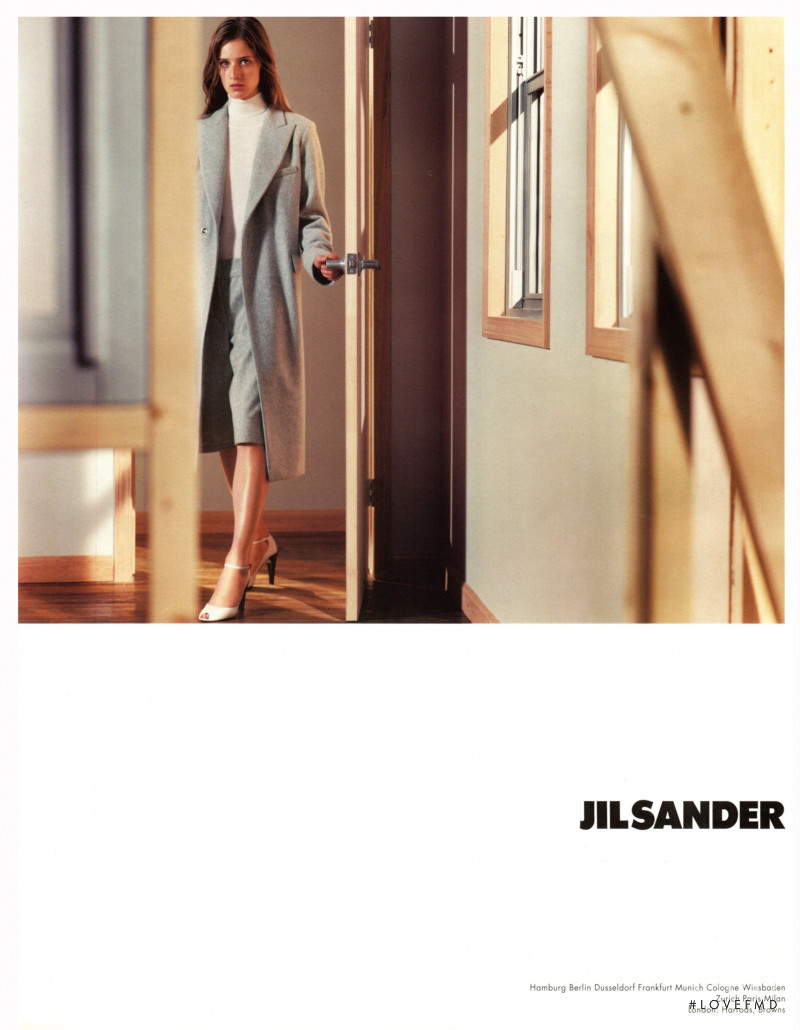 Ann-Catherine Lacroix featured in  the Jil Sander advertisement for Autumn/Winter 2000