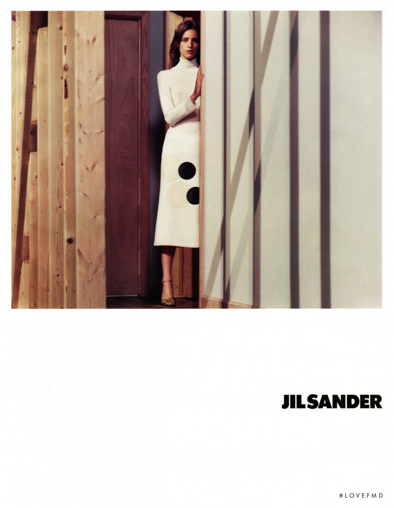 Ann-Catherine Lacroix featured in  the Jil Sander advertisement for Autumn/Winter 2000