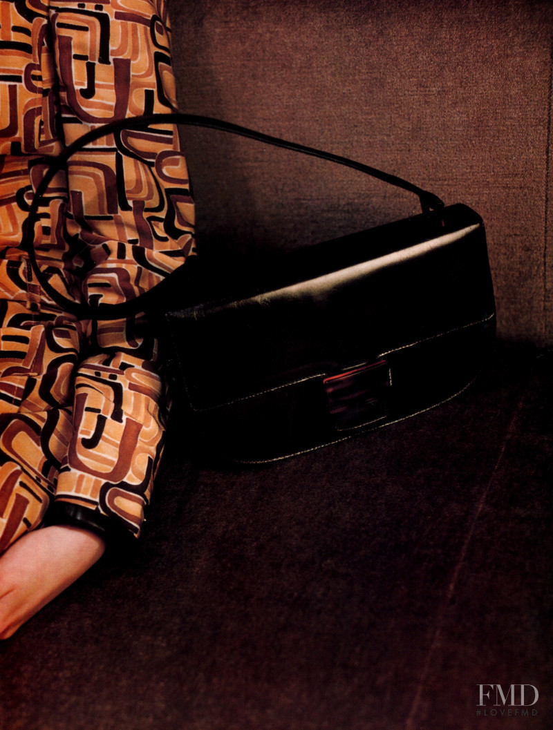 Esther de Jong featured in  the Prada advertisement for Autumn/Winter 1996