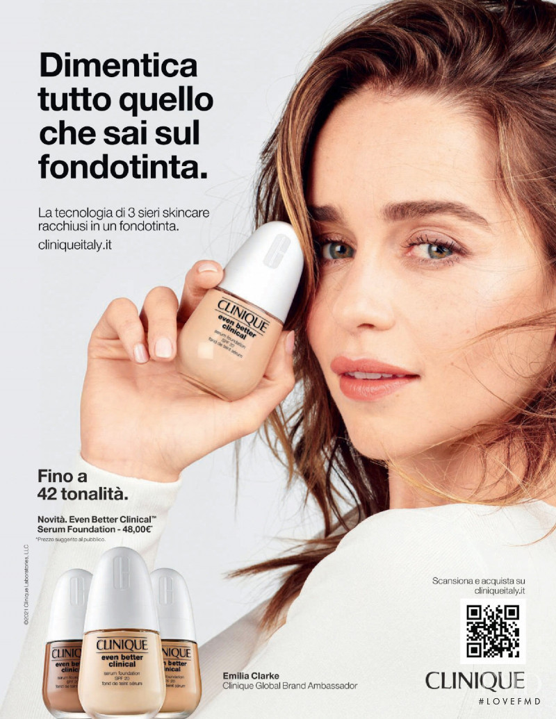 Clinique advertisement for Spring/Summer 2021