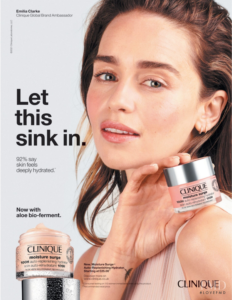 Clinique advertisement for Spring/Summer 2021