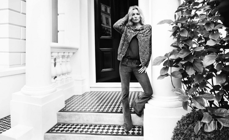 Kate Moss featured in  the Liu Jo advertisement for Autumn/Winter 2012