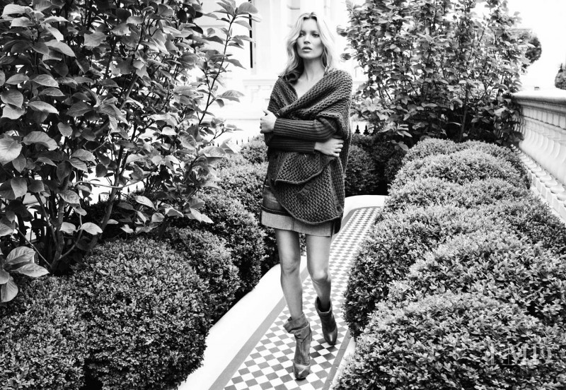 Kate Moss featured in  the Liu Jo advertisement for Autumn/Winter 2012
