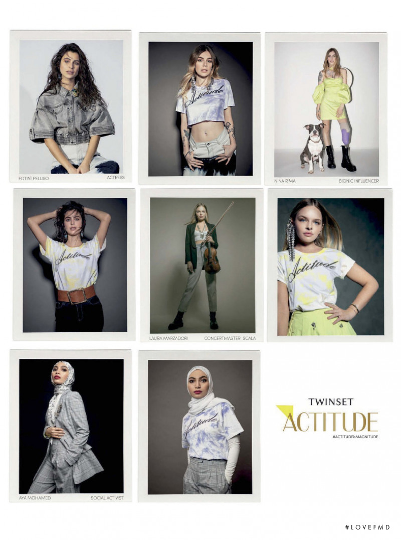 Twinset advertisement for Spring/Summer 2021