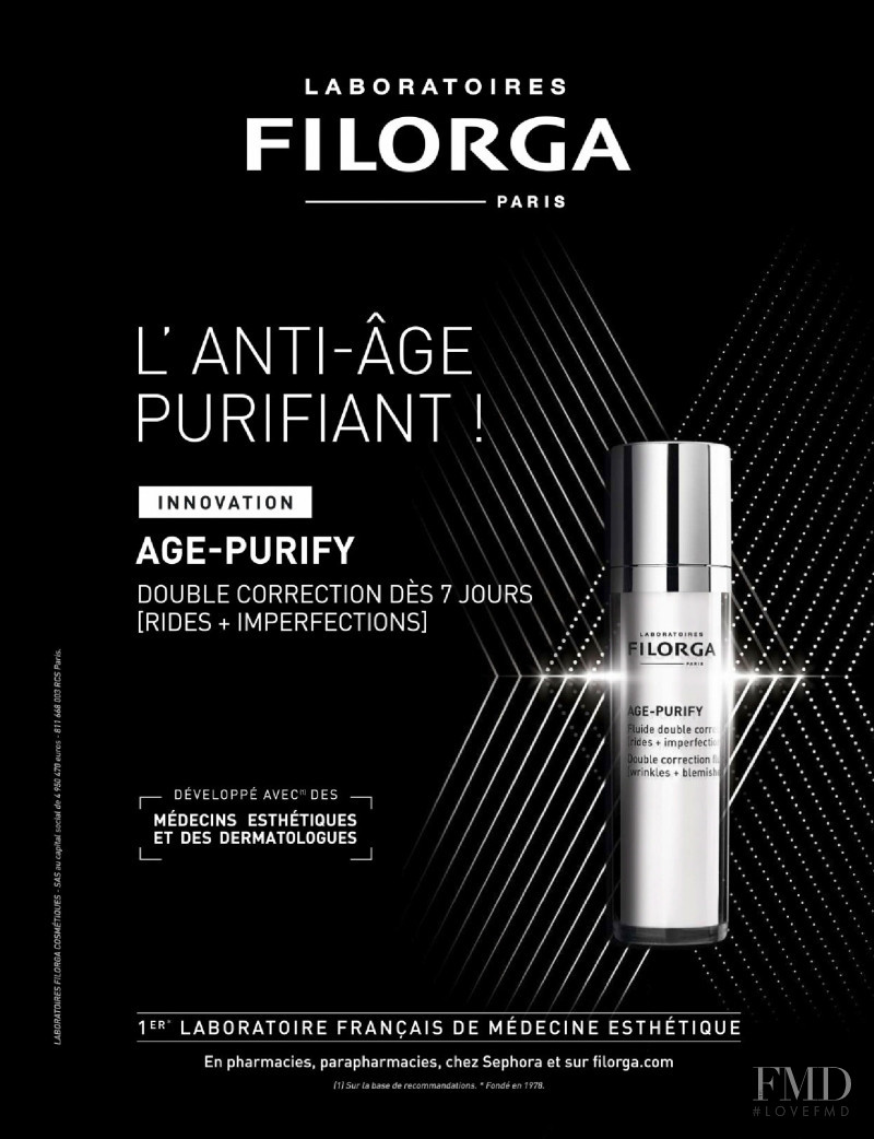 Filorga advertisement for Spring/Summer 2021