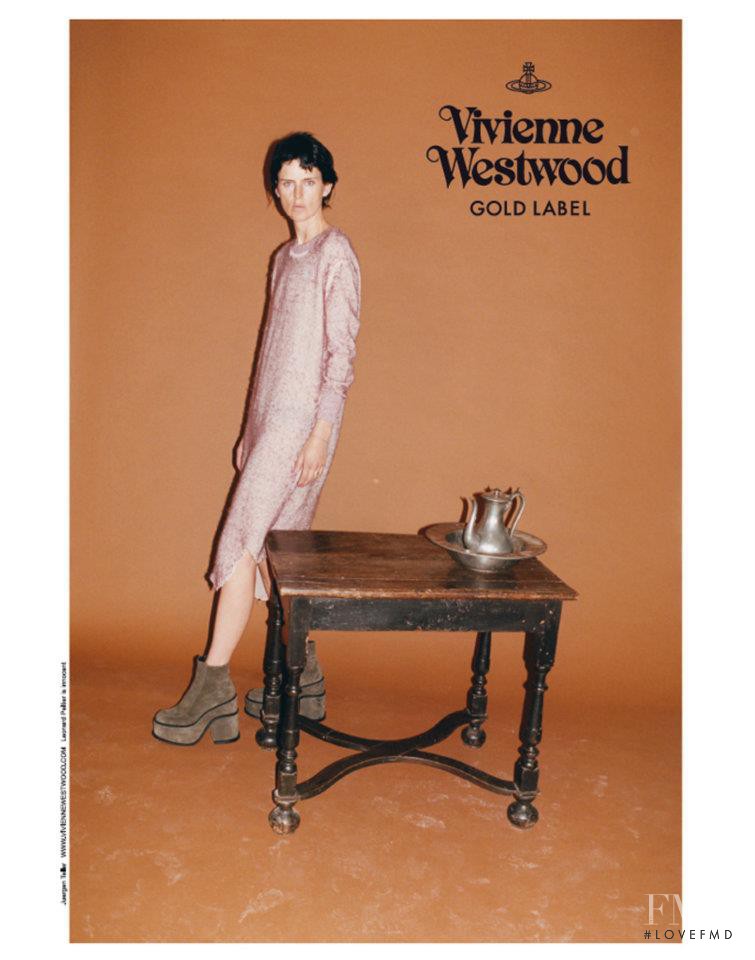 Stella Tennant featured in  the Vivienne Westwood Gold Label advertisement for Autumn/Winter 2012