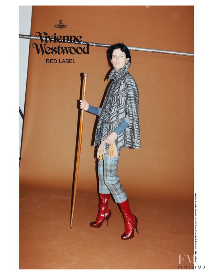 Stella Tennant featured in  the Vivienne Westwood Red Label advertisement for Autumn/Winter 2012